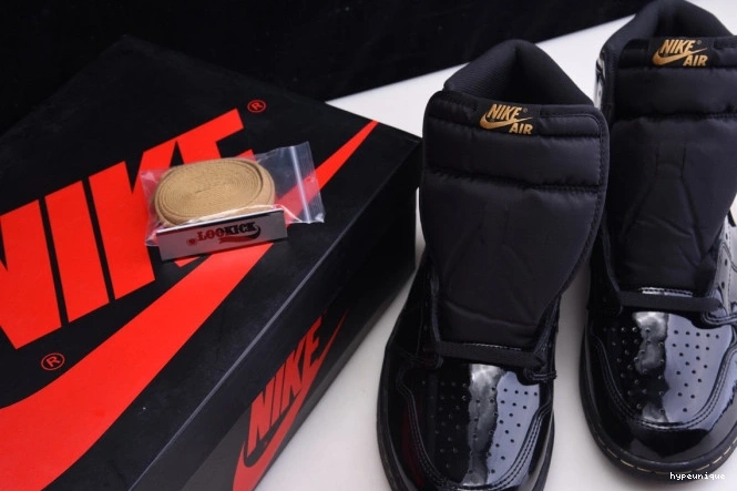 HYPE 555088-032 AIR BLACK METALLIC GOLD HIGH 1 (2020) JORDAN RETRO 0702